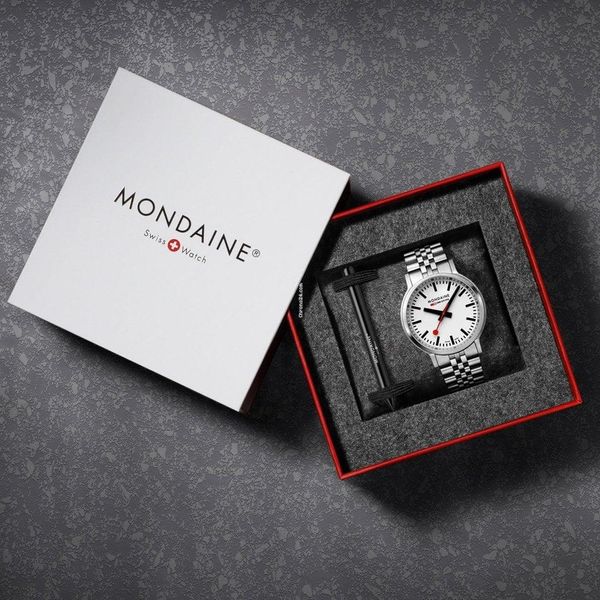 Mondaine stop2go MST.4101B.SJ.2SE Montre-Bracelet pour hommes Mondaine stop2go MST.4101B.SJ.2SE Montre-Bracelet pour hommes