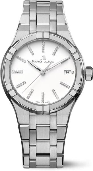 Maurice Lacroix AIKON Quartz Date 35mm AI1106-SS002-150-1 Damenarmbanduhr Maurice Lacroix AIKON Quartz Date 35mm AI1106-SS002-150-1 Damenarmbanduhr