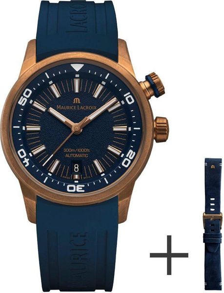Maurice Lacroix Pontos S Diver Bronze PT6248-BRZ0B-430-4 Automatic Mens Watch Diving Watch Maurice Lacroix Pontos S Diver Bronze PT6248-BRZ0B-430-4 Automatic Mens Watch Diving Watch