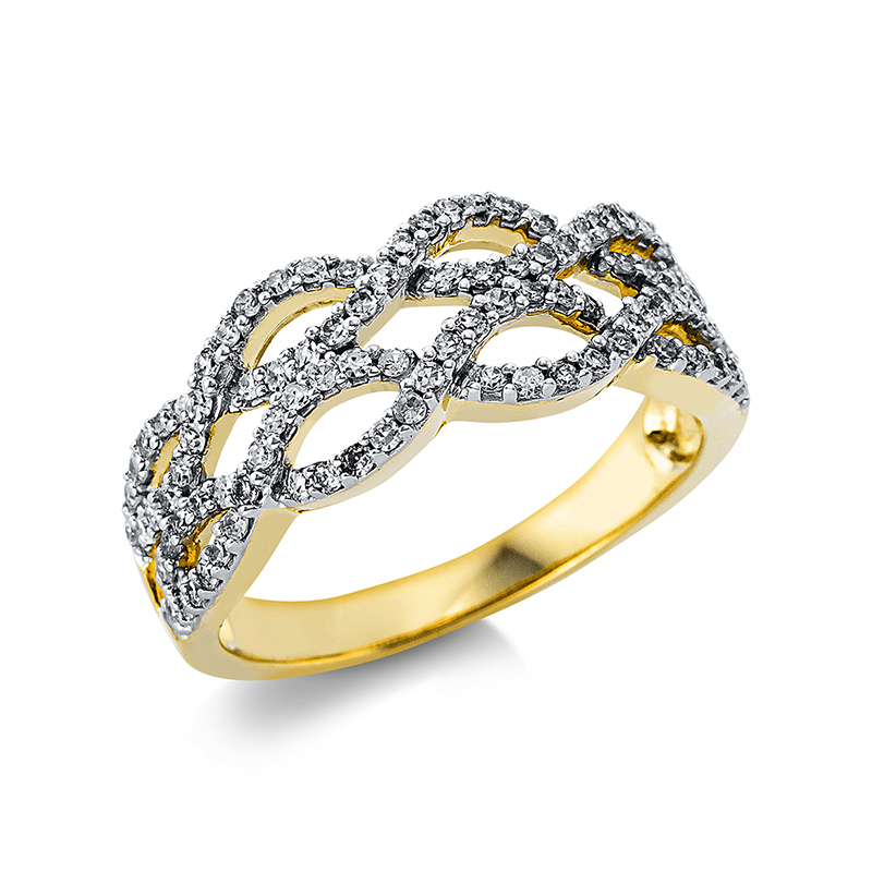 Pure! Diamonds Jewelry - Solitairring 18 kt