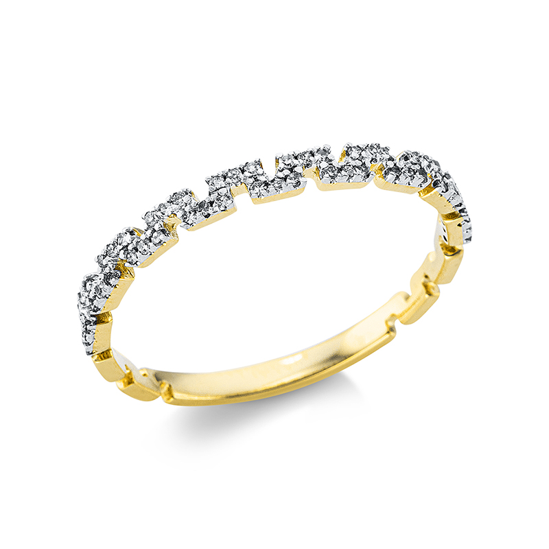 Pure! Diamonds Jewelry - Solitairring 18 kt