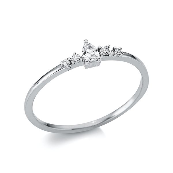 Pure! Diamonds Jewelry - Anneau solitaire 3 griffes 18 kt Pure! Diamonds Jewelry - Anneau solitaire 3 griffes 18 kt