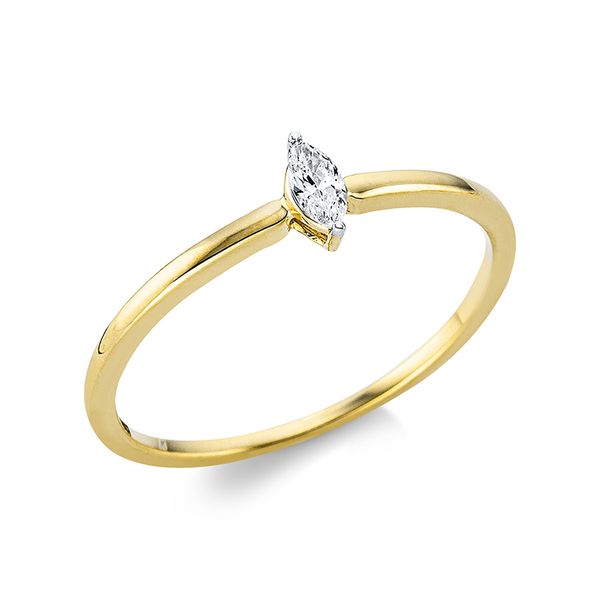 Pure! Diamonds Jewelry - Anneau solitaire 2 griffes 18 kt Pure! Diamonds Jewelry - Anneau solitaire 2 griffes 18 kt