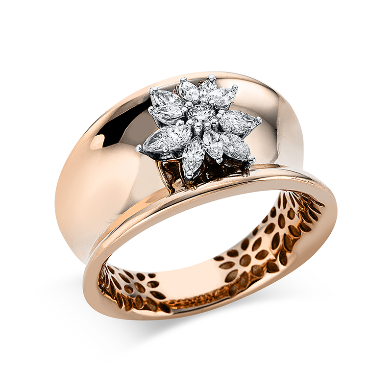 Pure! Diamonds Jewelry - Solitairering 18 kt