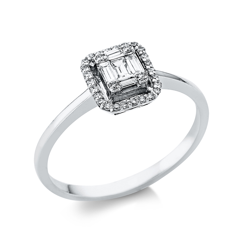 Pure! Diamonds Jewelry - Solitairring 18 kt