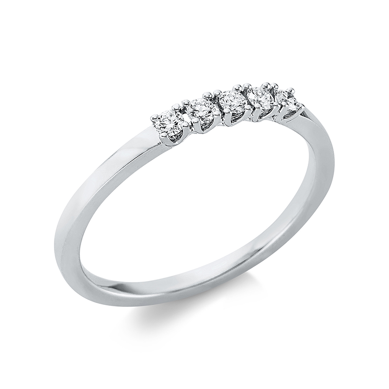 Pure! Diamonds Jewelry - Anillo solitario 4 plazas madder 18 kt