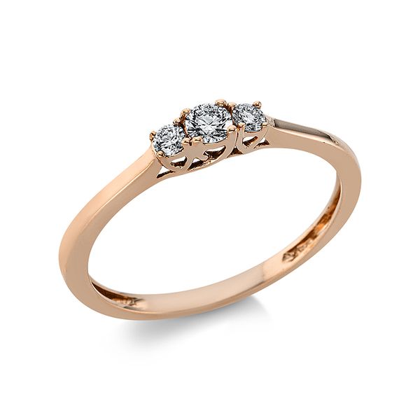 Pure! Diamonds Jewelry - Solitairering 4er-Krappe 18 kt Pure! Diamonds Jewelry - Solitairering 4er-Krappe 18 kt