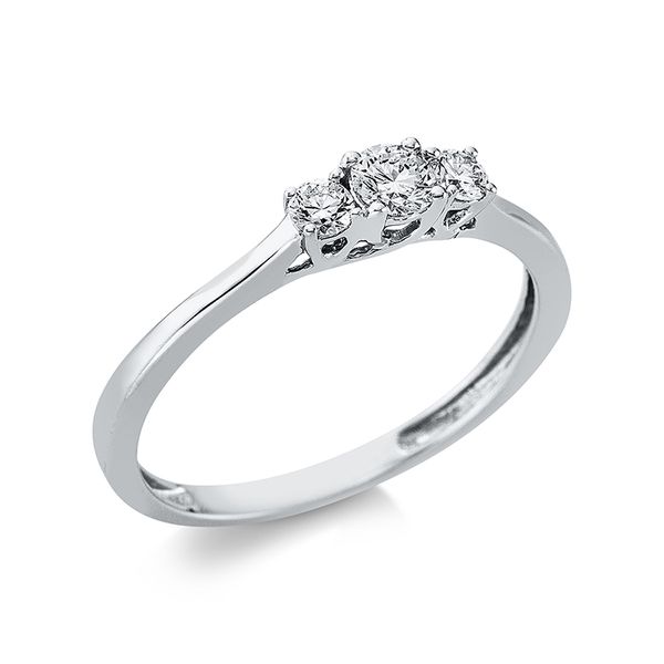 Pure! Diamonds Jewelry - Solitairering 4er-Krappe 18 kt Pure! Diamonds Jewelry - Solitairering 4er-Krappe 18 kt