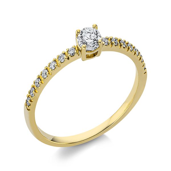 Pure! Diamonds Jewelry - Solitairering 4er-Krappe 18 kt Pure! Diamonds Jewelry - Solitairering 4er-Krappe 18 kt
