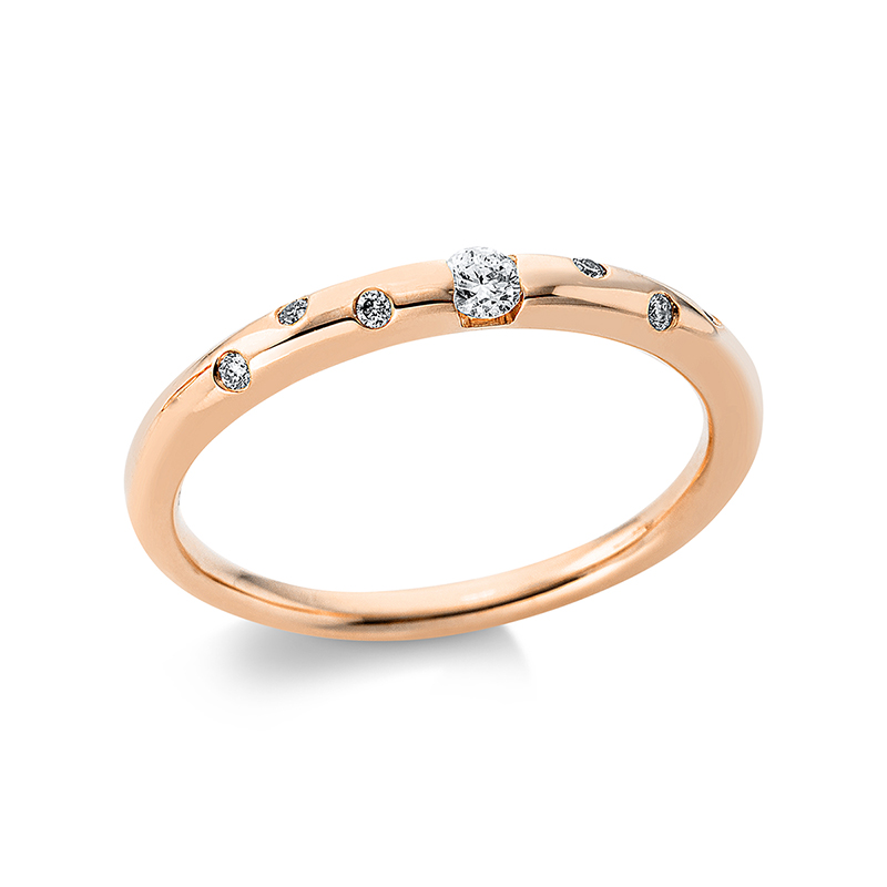 Pure! Diamonds Jewelry - Anello solitarioio 18 kt