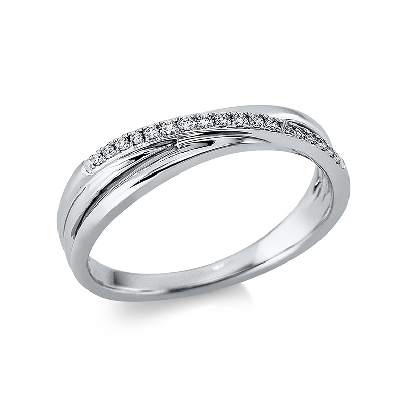 Pure! Diamonds Jewelry - Anneau solitaire 18 kt