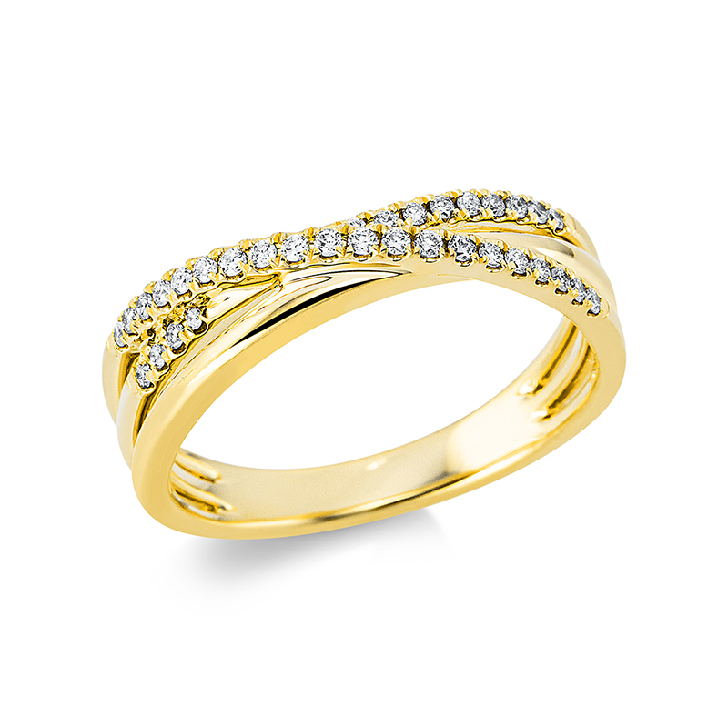 Pure! Diamonds Jewelry - Solitairering 18 kt