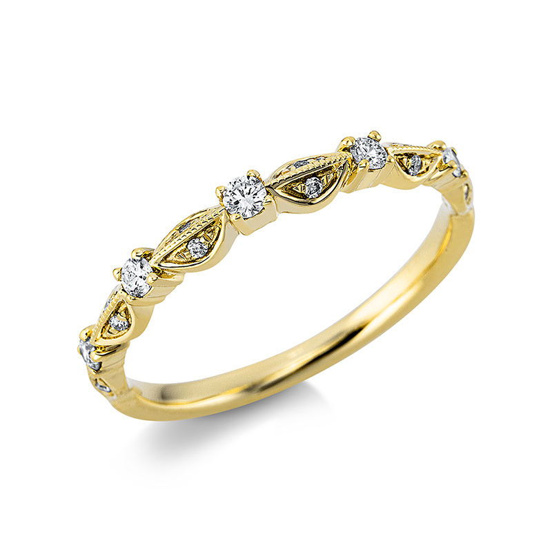 Pure! Diamonds Jewelry - Solitairering 18 kt