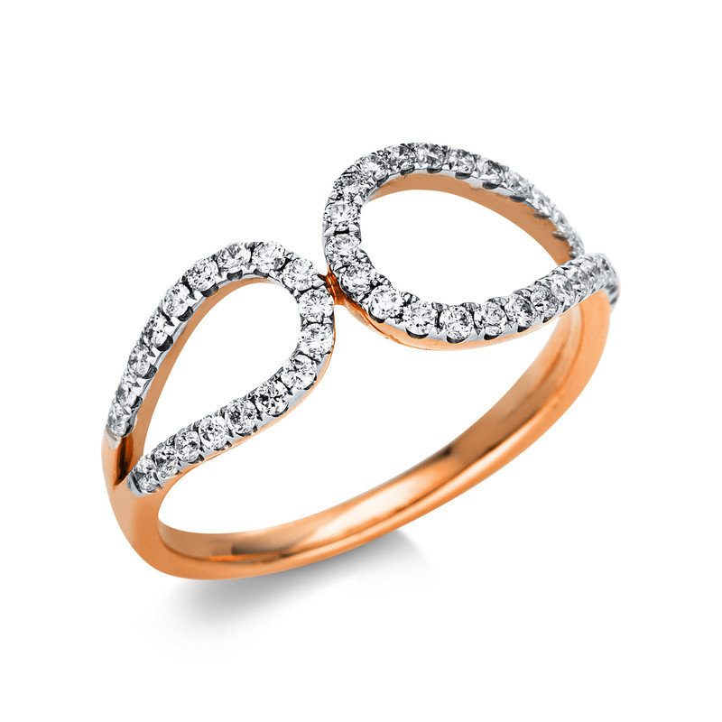 Pure! Diamonds Jewelry - Anneau solitaire 18 kt