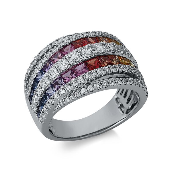 Pure! Diamonds Jewelry - anneau de pierre de couleur 18 kt Pure! Diamonds Jewelry - anneau de pierre de couleur 18 kt