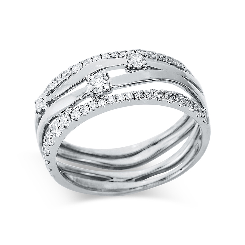 Pure! Diamonds Jewelry - Solitairring 18 kt