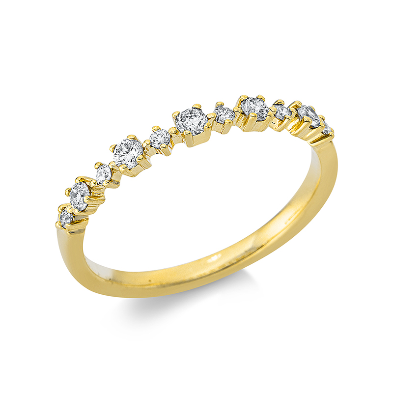 Pure! Diamonds Jewelry - Anneau solitaire 18 kt