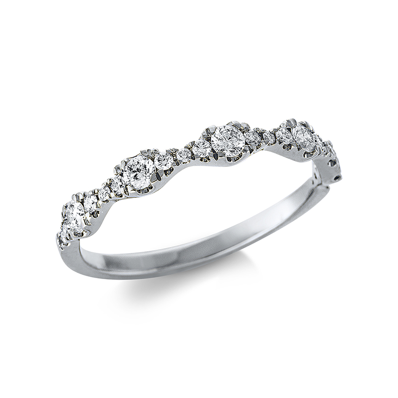 Pure! Diamonds Jewelry - Anillo solitario 18 kt