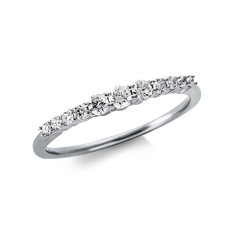 Pure! Diamonds Jewelry - Anillo solitario 18 kt