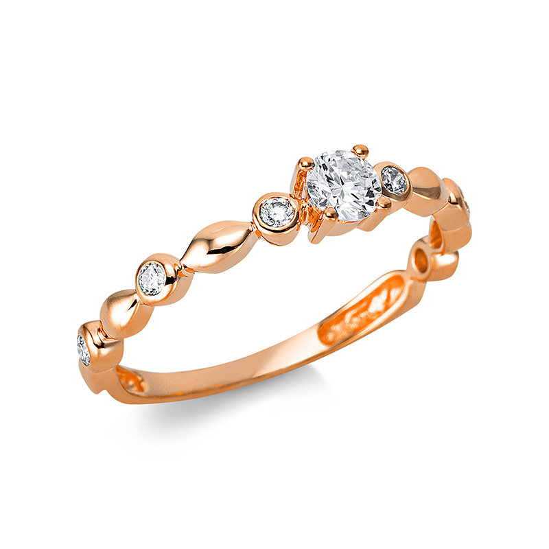 Pure! Diamonds Jewelry - Solitairering 18 kt