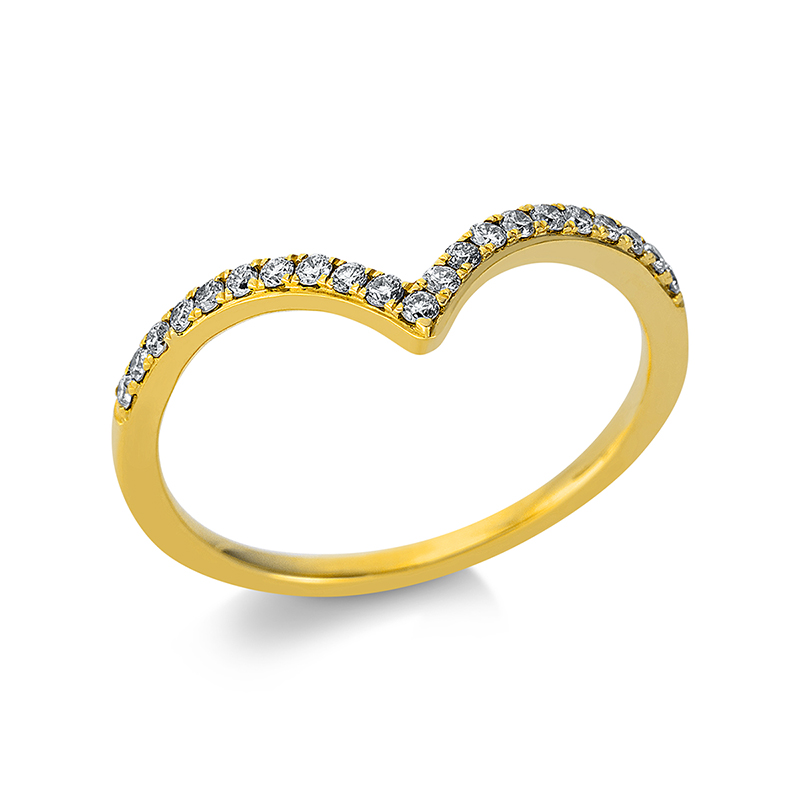 Pure! Diamonds Jewelry - Anneau solitaire 18 kt