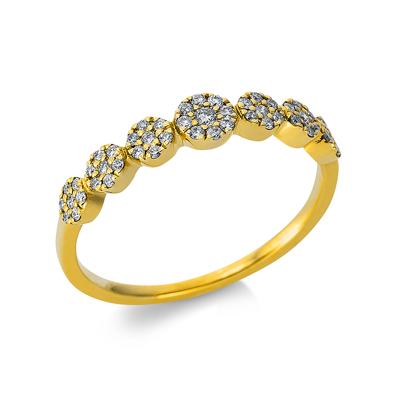 Pure! Diamonds Jewelry - Solitairering 18 kt