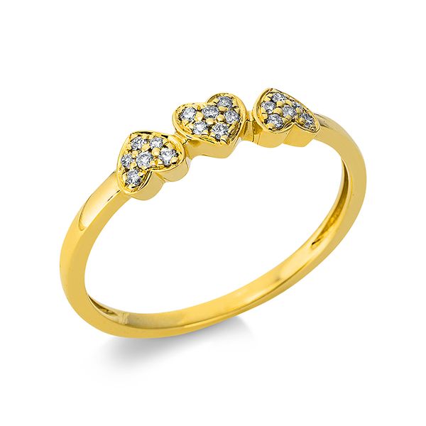 Pure! Diamonds Jewelry - Anillo solitario 18 kt corazón Pure! Diamonds Jewelry - Anillo solitario 18 kt corazón
