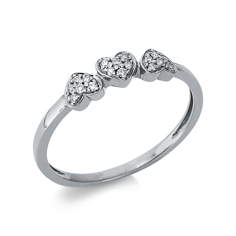 Pure! Diamonds Jewelry - Solitairring 18 kt