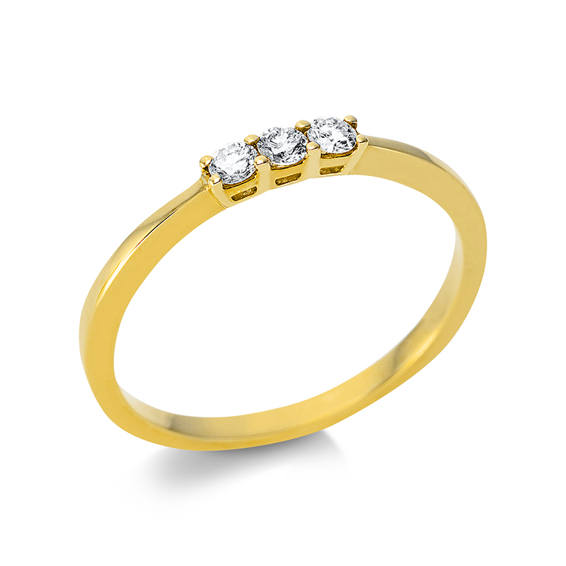 Pure! Diamonds Jewelry - Anneau solitaire 18 kt