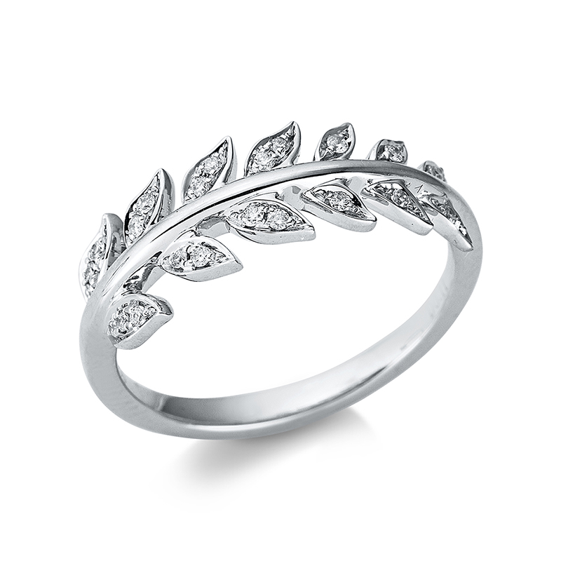 Pure! Diamonds Jewelry - Anillo solitario 18 kt Primavera