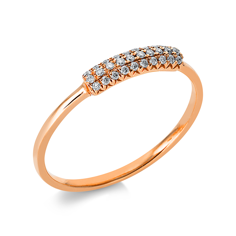 Pure! Diamonds Jewelry - Anneau solitaire 18 kt