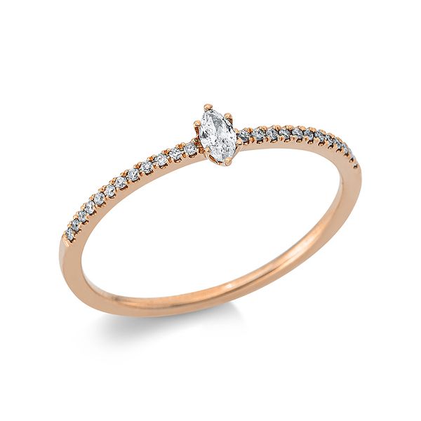 Pure! Diamonds Jewelry - Anneau solitaire 2 griffes 18 kt Pure! Diamonds Jewelry - Anneau solitaire 2 griffes 18 kt