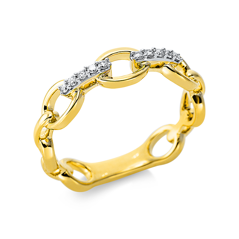 Pure! Diamonds Jewelry - Solitairering 18 kt