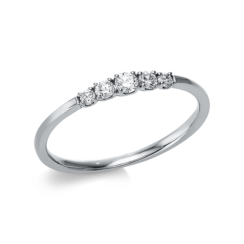 Pure! Diamonds Jewelry - Anello solitarioio 18 kt