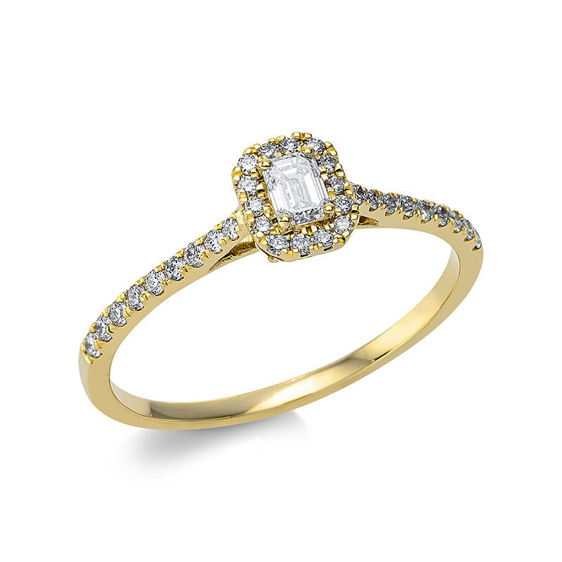 Pure! Diamonds Jewelry - Anillo solitario 18 kt