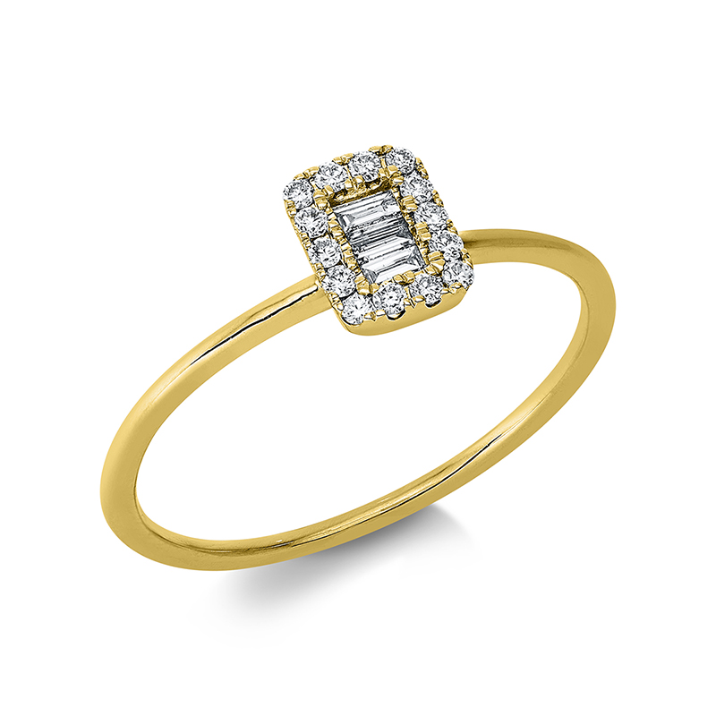 Pure! Diamonds Jewelry - Solitairering 18 KT