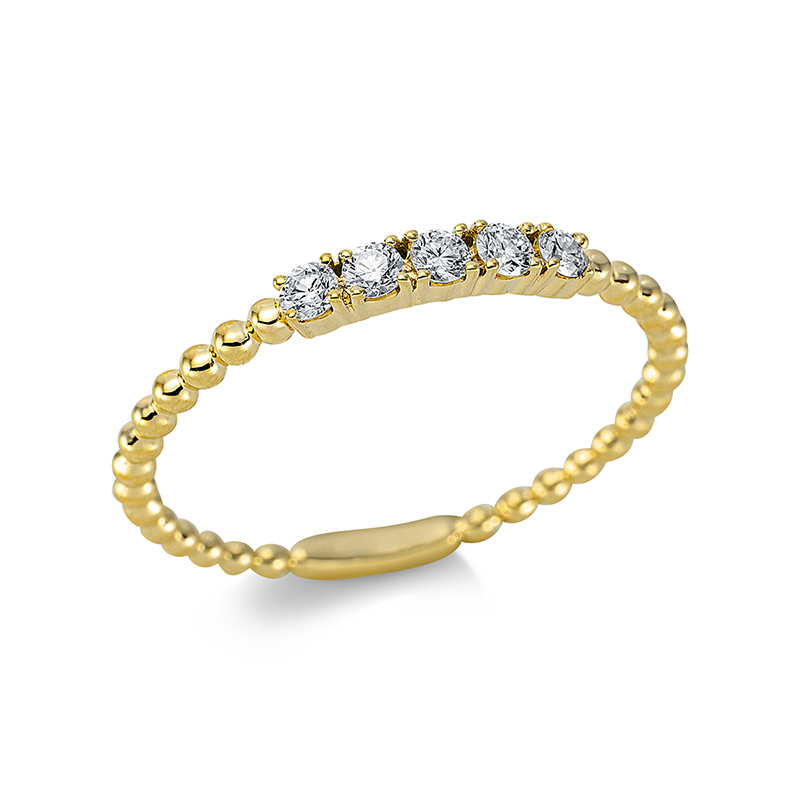 Pure! Diamonds Jewelry - Solitairring 18 kt