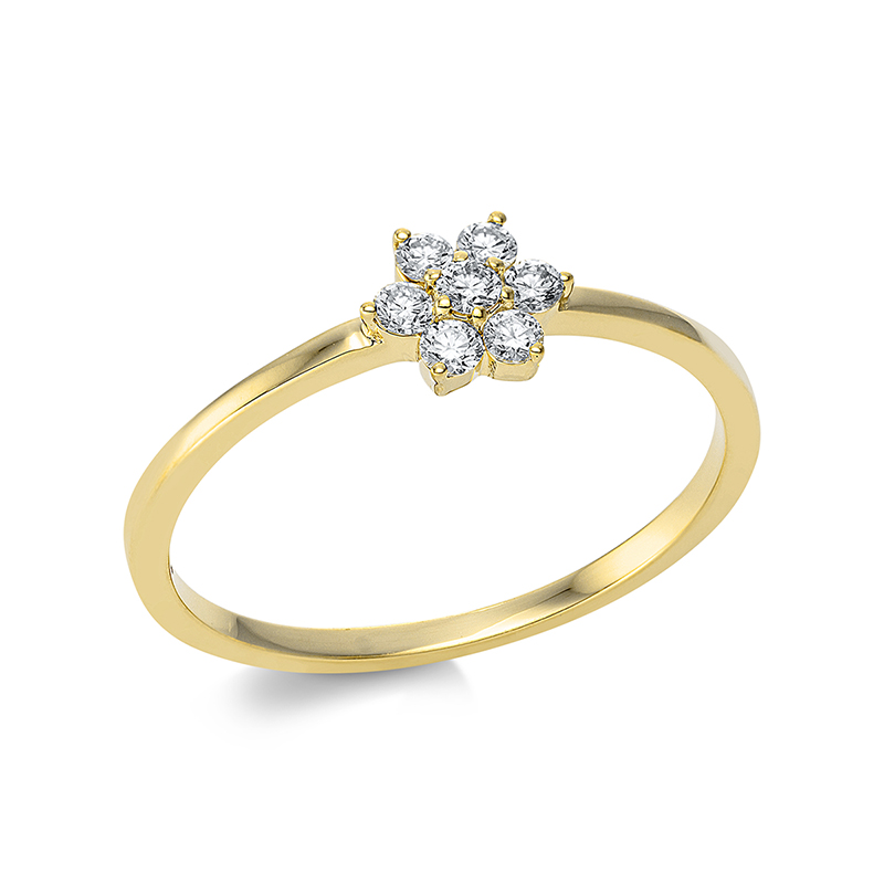 Pure! Diamonds Jewelry - Solitairering 18 KT