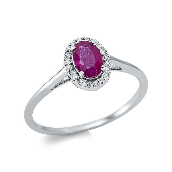 Pure! Diamonds Jewelry - Farbsteinring 4er-Krappe 18 kt Pure! Diamonds Jewelry - Farbsteinring 4er-Krappe 18 kt