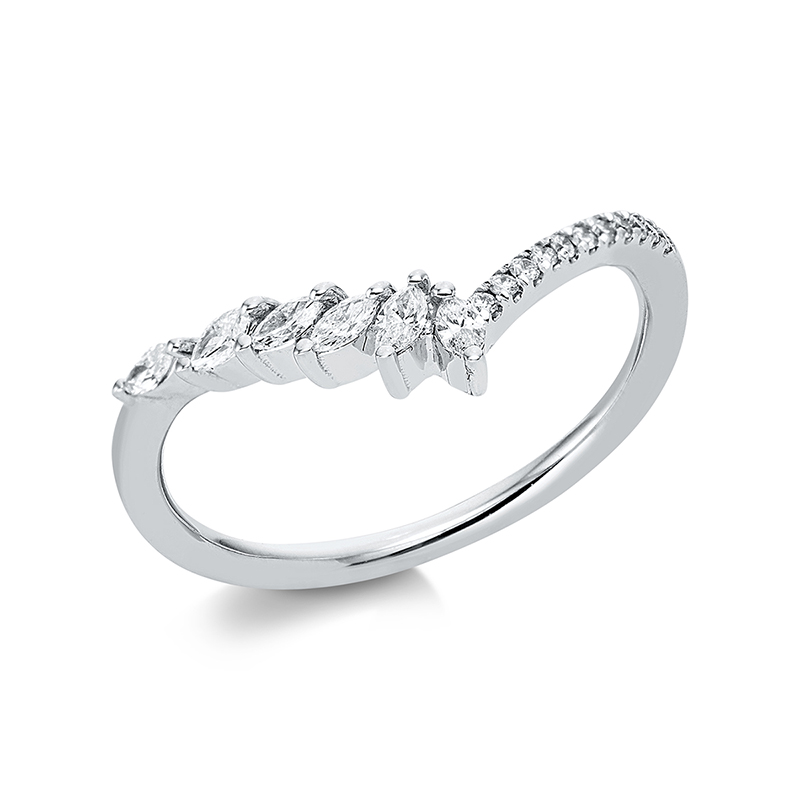 Pure! Diamonds Jewelry - Anneau solitaire 18 kt