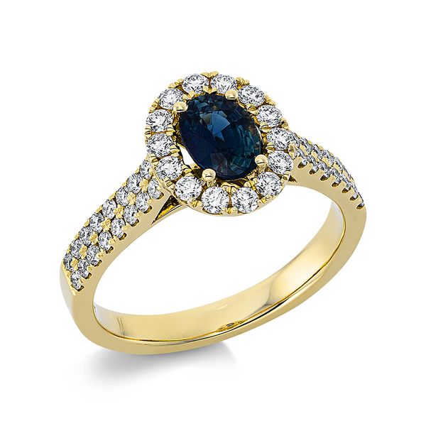 Pure! Diamonds Jewelry - Farbsteinring 4er-Krappe 18 kt Pure! Diamonds Jewelry - Farbsteinring 4er-Krappe 18 kt