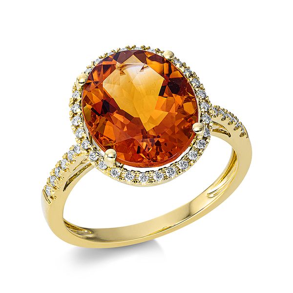 Pure! Diamonds Jewelry - Anello con pietre colorate 4er madder 18 kt Pure! Diamonds Jewelry - Anello con pietre colorate 4er madder 18 kt