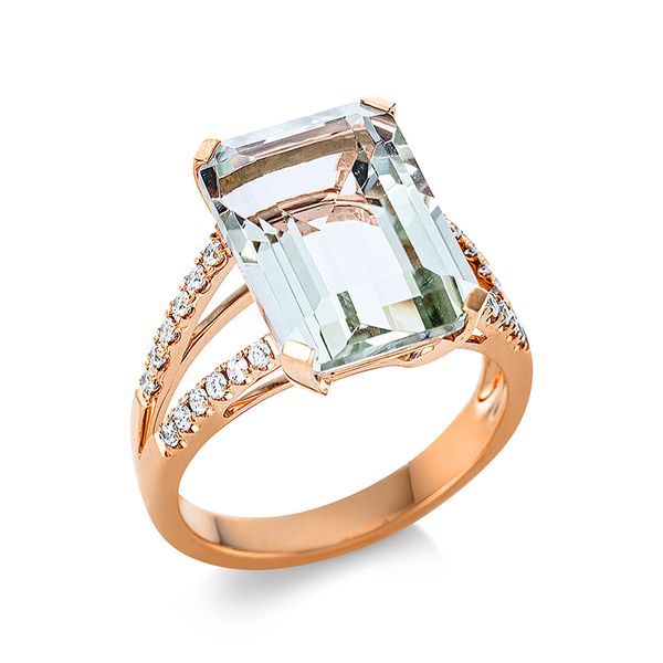 Pure! Diamonds Jewelry - Farbsteinring 4er-Krappe 18 kt Pure! Diamonds Jewelry - Farbsteinring 4er-Krappe 18 kt