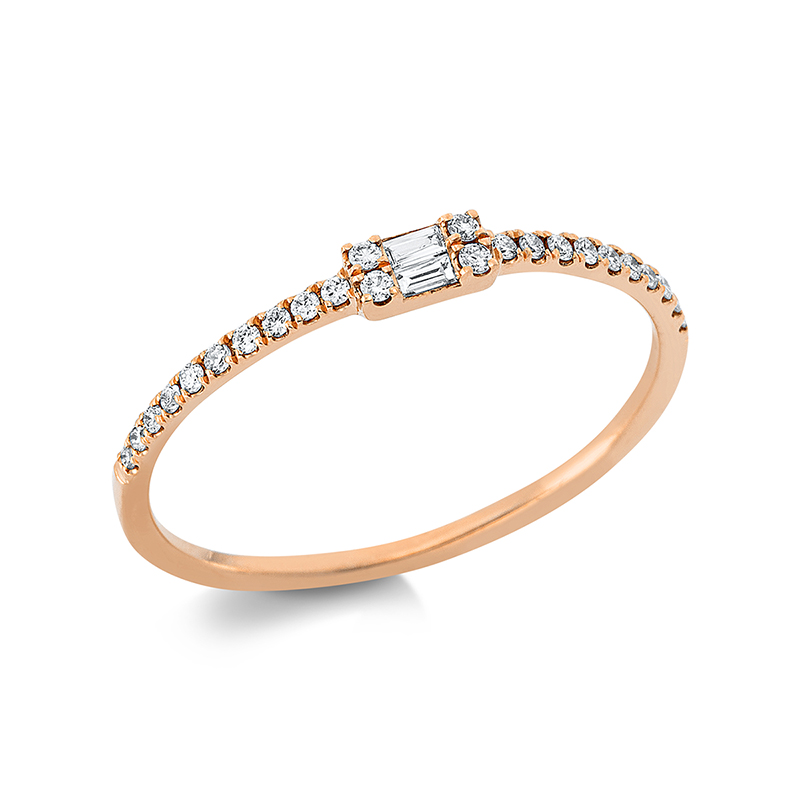 Pure! Diamonds Jewelry - Anello solitarioio 18 kt