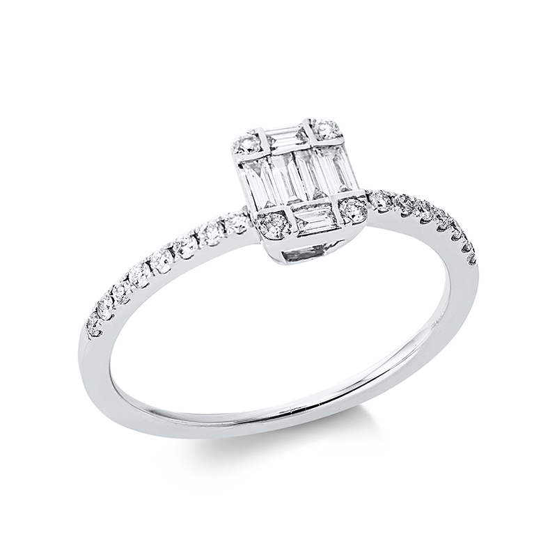 Pure! Diamonds Jewelry - Solitairring 18 kt