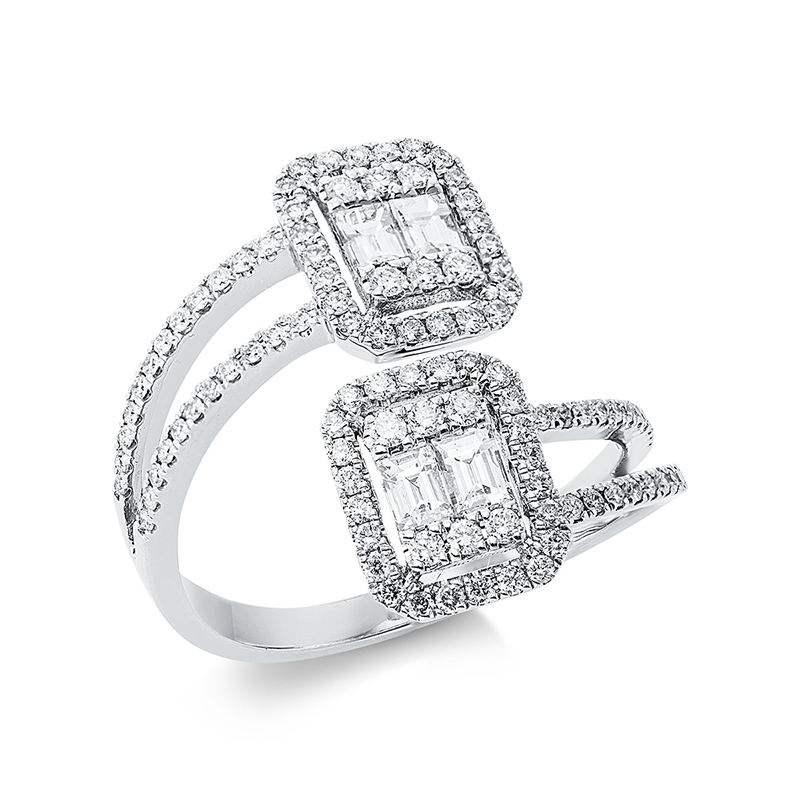 Pure! Diamonds Jewelry - Anello solitarioio 18 kt