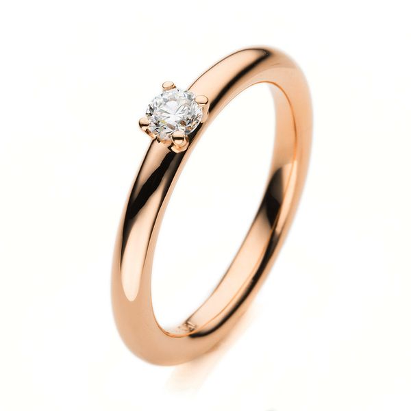 Pure! Diamonds Jewelry - Solitairering 4er-Krappe 18 kt , poliert Pure! Diamonds Jewelry - Solitairering 4er-Krappe 18 kt , poliert