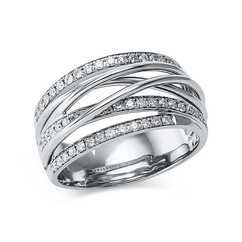 Pure! Diamonds Jewelry - Solitairering 18 kt