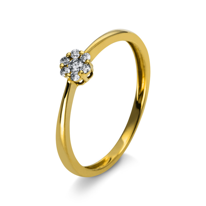 Pure! Diamonds Jewelry - Solitairering 18 kt