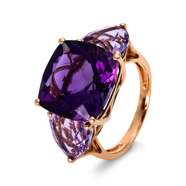 Pure! Diamonds Jewelry - Farbsteinring 4er-Krappe 18 kt Pure! Diamonds Jewelry - Farbsteinring 4er-Krappe 18 kt